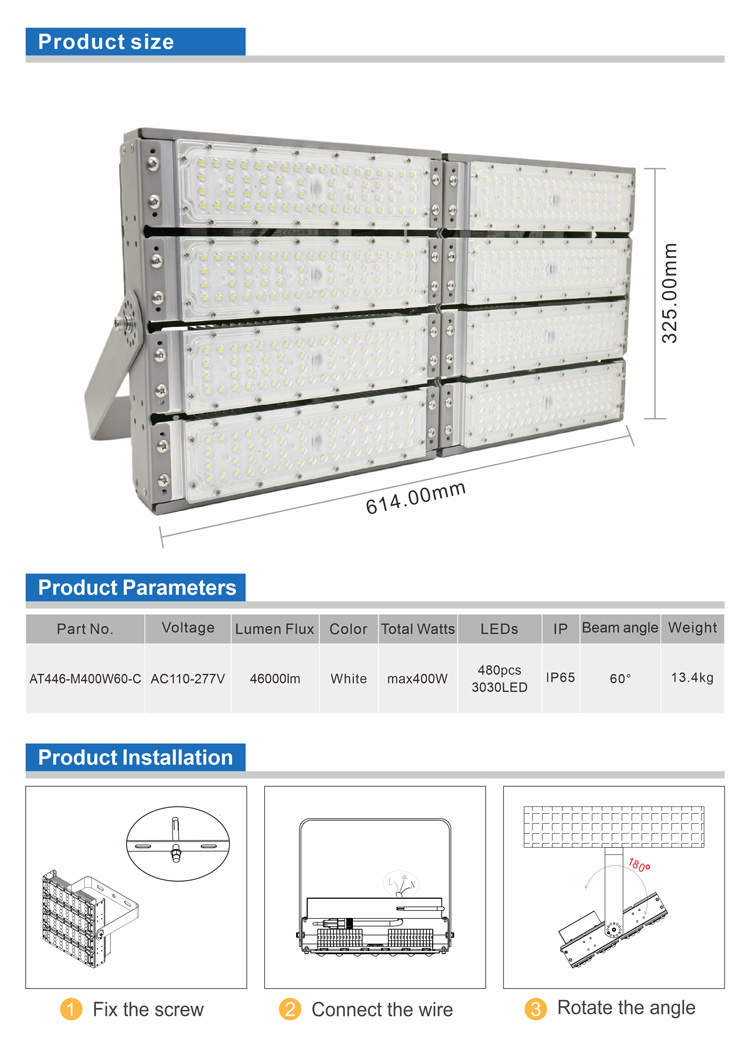 400W flood light