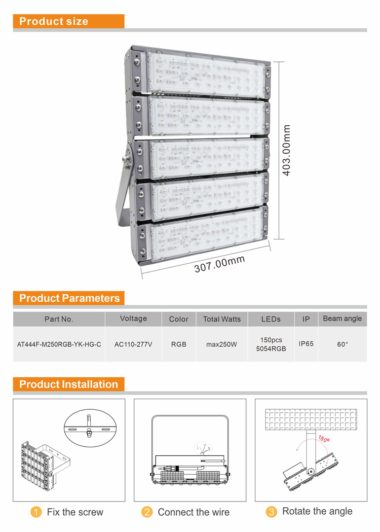 Multi Colored LED Flood Lights