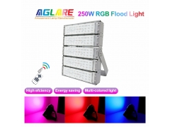 RGB Color - IP65 250W LED RGB Flood Light with Remote Control