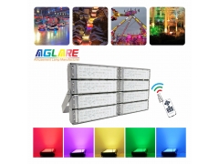 RGB Color - 400W RGB LED Flood Light Multi Color with Remote