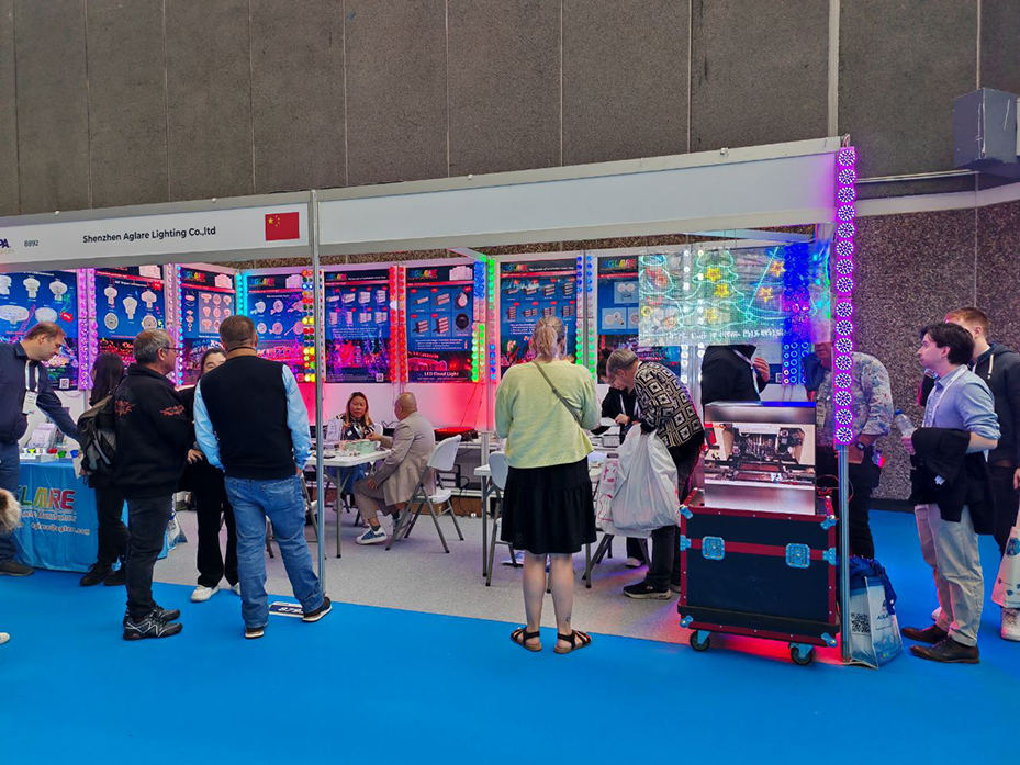 Aglare Lighting participated in the 2024 IAAPA Expo Europe