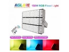 RGB Color - 150W Outdoor LED Flood Lights Multi Color with Remote Control