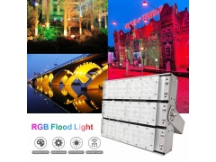 RGB Color - 150W Outdoor LED Flood Lights Multi Color with Remote Control