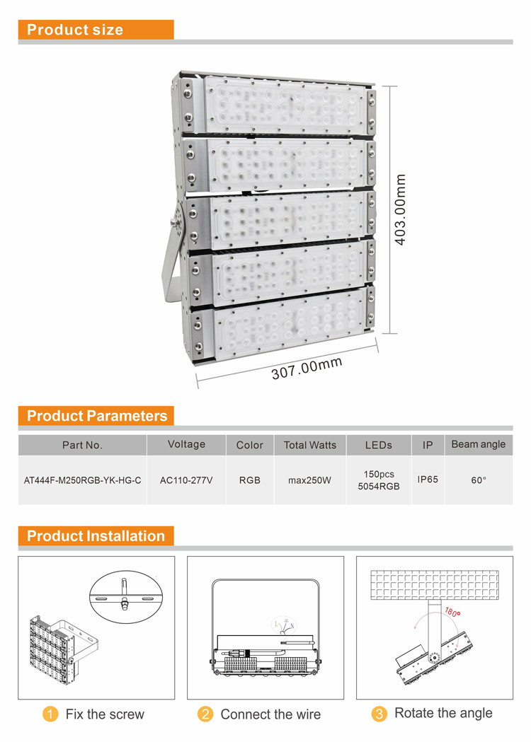 Multi Colored LED Flood Lights