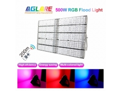 RGB Color - 500W LED RGB Flood Light with Remote Control