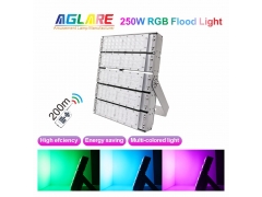 RGB Color - IP65 250W LED RGB Flood Light with Remote Control