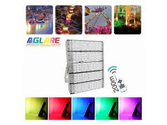 RGB Color - IP65 250W LED RGB Flood Light with Remote Control