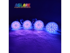 2PIN Auto Amusement Lights - New E14 Fairground Light 80mm RGB Cabochon Led Turbo Light Caps Rgbw Pixel Light for Amusement Parks