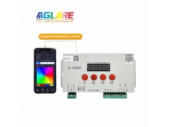 LED Controller - K-1000C Controller DC5-24V Addressable Programmable Controller with SD Card,Bluetooth Function